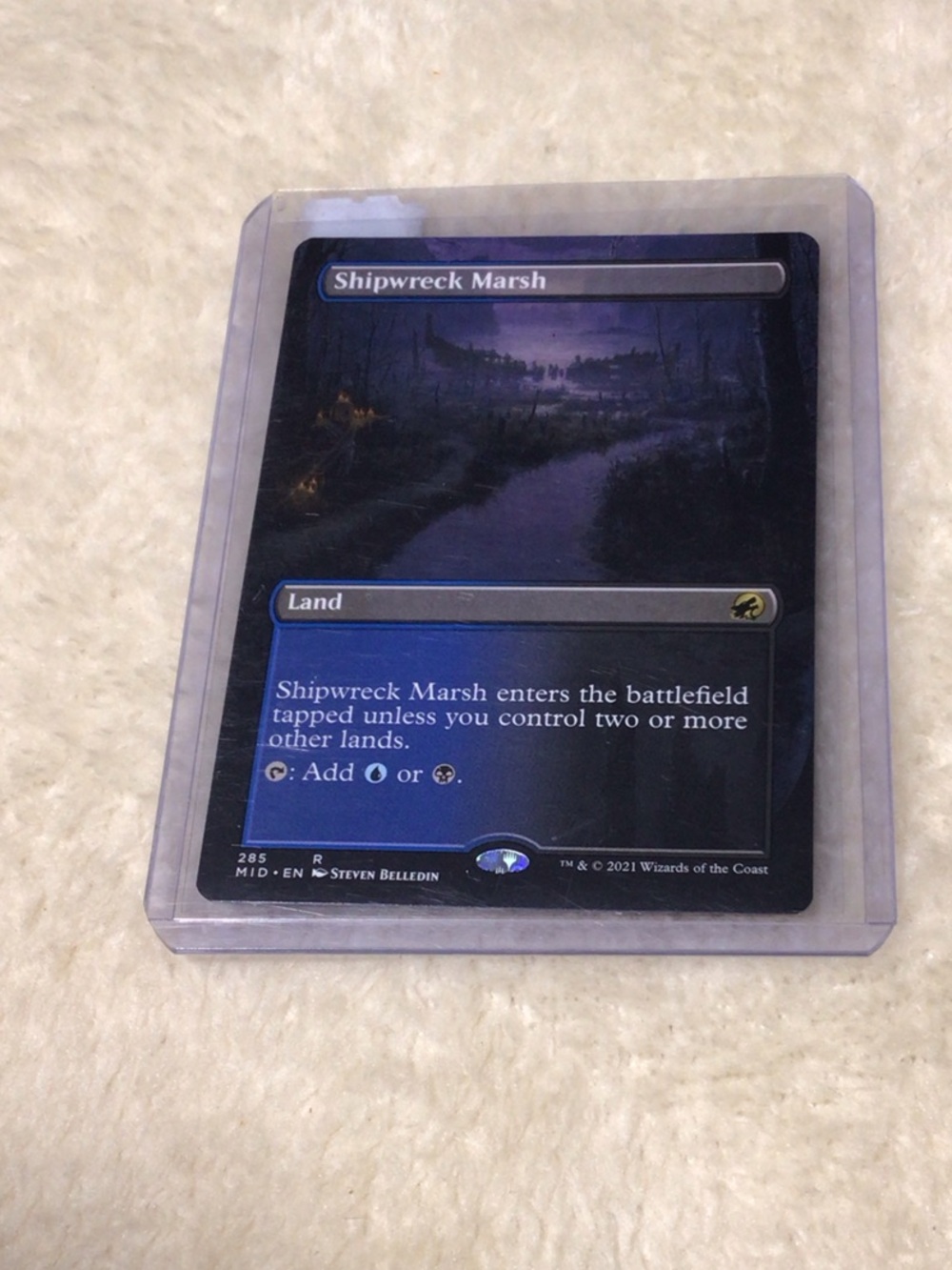 Shipwreck Marsh Blue Magic: The Gathering Land
